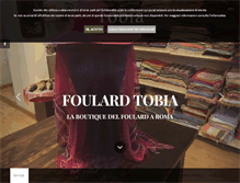 Tablet Screenshot of foulardstobia.com